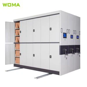 Bibliotekos ligoninė Naudojamos elektros archyvų mobiliosios lentynos